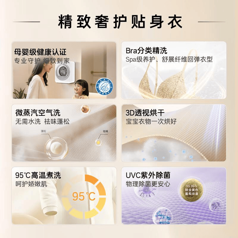 间的洗衣解决方案与品质保障卡萨帝迷你洗衣机评测：小空(图8)